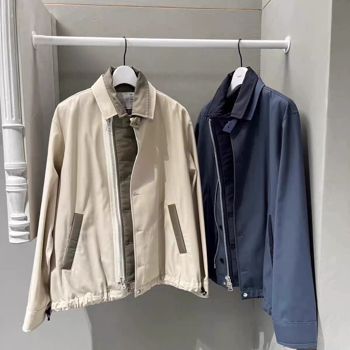 Куртка весенняя для мужчин и женщин FOG SACAI, тренд сезона, оверсайз
