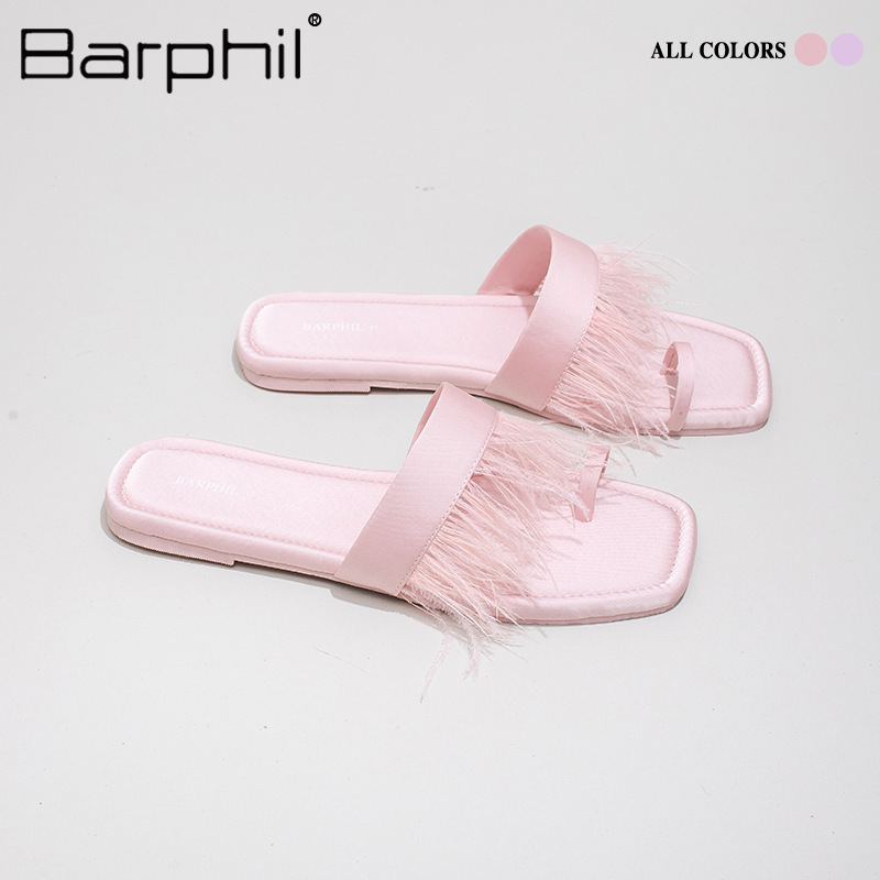 Barphil拖鞋女2025新款夏季室内居家防滑外穿流苏凉拖鞋源头厂家|undefined