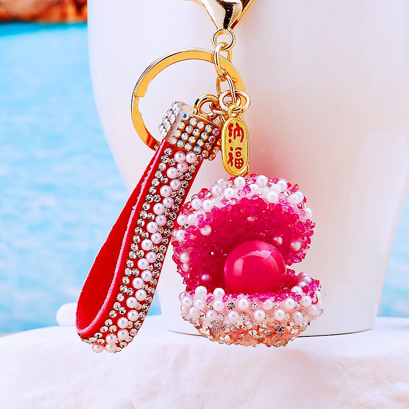 Cornucopia shell solid color rose red