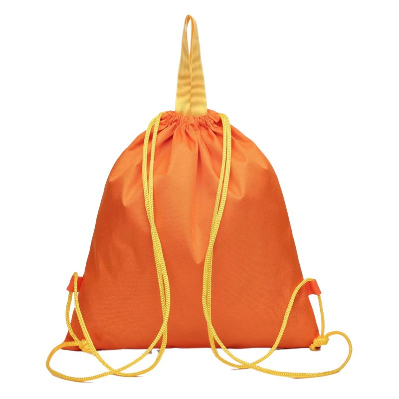Рюкзак на шнурке 600D, легкий, большой вместимости, простой школьный рюкзак, рюкзак для хранения спортивных принадлежностей для учебных заведений
