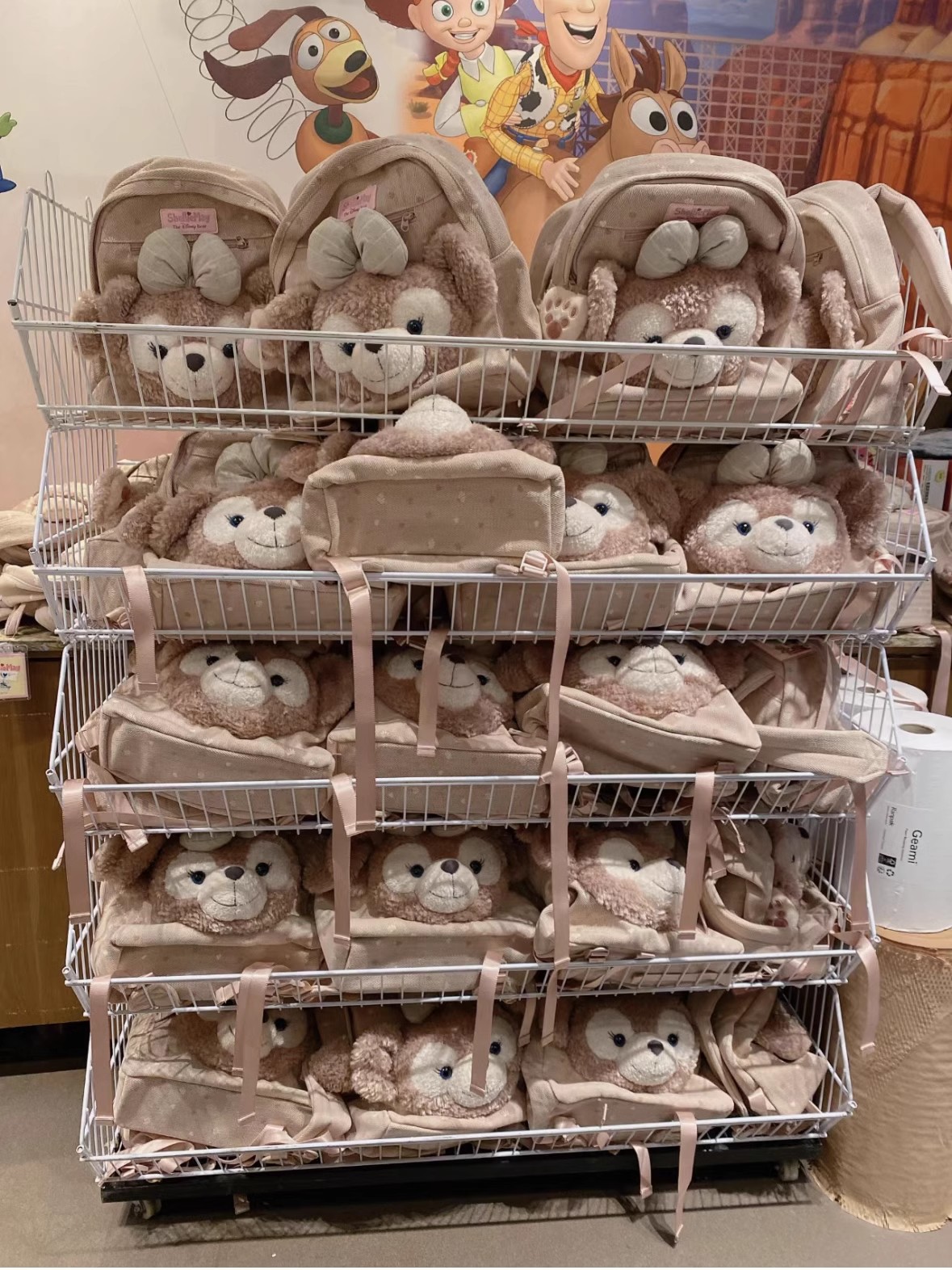 Shirley Rose Plush Backpack - Image 5