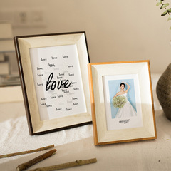 美式相框擺台批發10寸8寸7寸6寸5寸A4寸影樓掛牆婚紗照片畫框像框