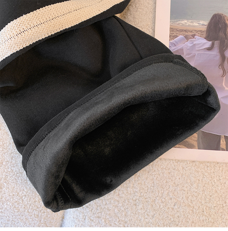 Moteriški drabužiai, didelio dydžio, moteriškas, plius dydžio, aksominis, laisvalaikio sportinis kostiumas, rudens ir žiemos, naujo stiliaus, šiek tiek storos mergaitės, su gobtuvu_voghion.com