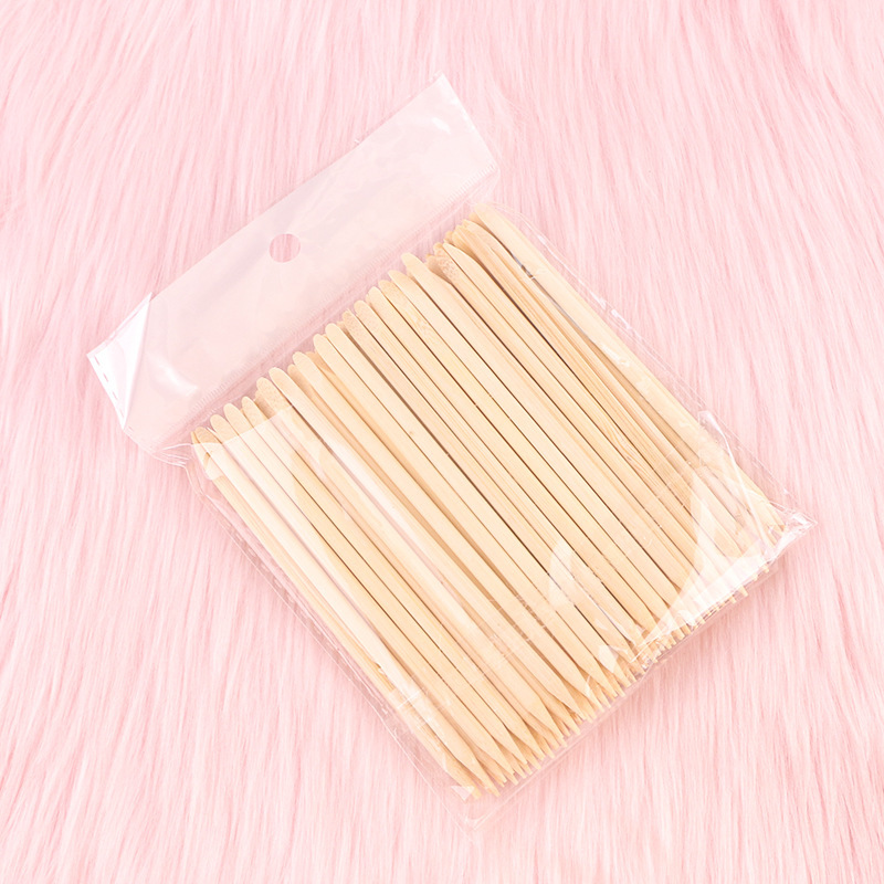 Manicure Orange Wood Stick Wearable Nail Dot Diamond Nail Decal Press Stick Nail Removal and Dead Skin Cleaning 75/114mm Manicure Orange Wood Stick Wearable Nail Dot Diamond Nail Decal Press Stick Nail Removal and Dead Skin Cleaning 75/114mm