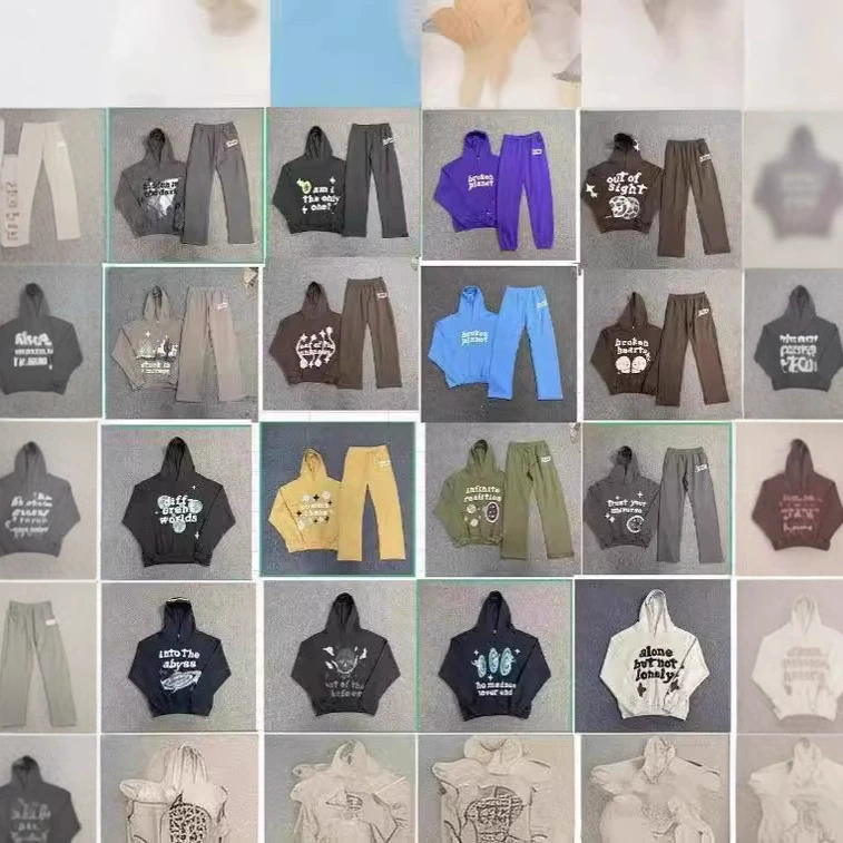 Трансграничная электронная коммерция, европейский и американский модный бренд, свободный костюм с капюшоном и буквенным принтом для мужчин и женщин, пары