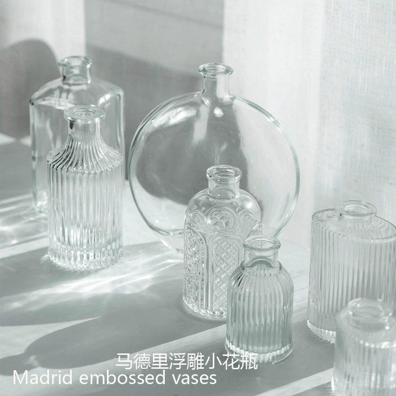 Гидропонная Цветочная композиция стеклянная бутылка прозрачная ваза для цветов Nordic ins мини маленькая бутылка винтажная экзотическая Мадридская бутылка