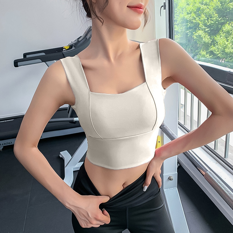 女性用スポーツブラ、衝撃吸収、たるみ防止ランニングベスト、プッシュアップシェイプ、美背中、耐衝撃ブラ、フィットネスヨガウェア、夏|undefined