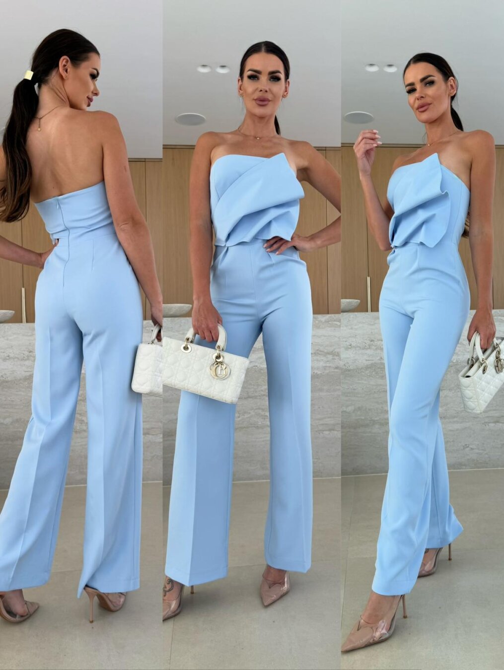 385g Weight Sleeveless Sleeve Length Full Length Pants Length Polyester Fabric Type Mid Waist Waist Line Jumpsuits Pants Type Inelastic Elasticity Bodysuits Tops Type Holiday, Selfie Occasion Regular Fit Fit Type Solid Color Pattern Summer Season Women's Gender Casual, British Style, Streetwear Style Women's Holiday Selfie Bodysuits Casual British Style Streetwear Solid Color Full Length Jumpsuits 7