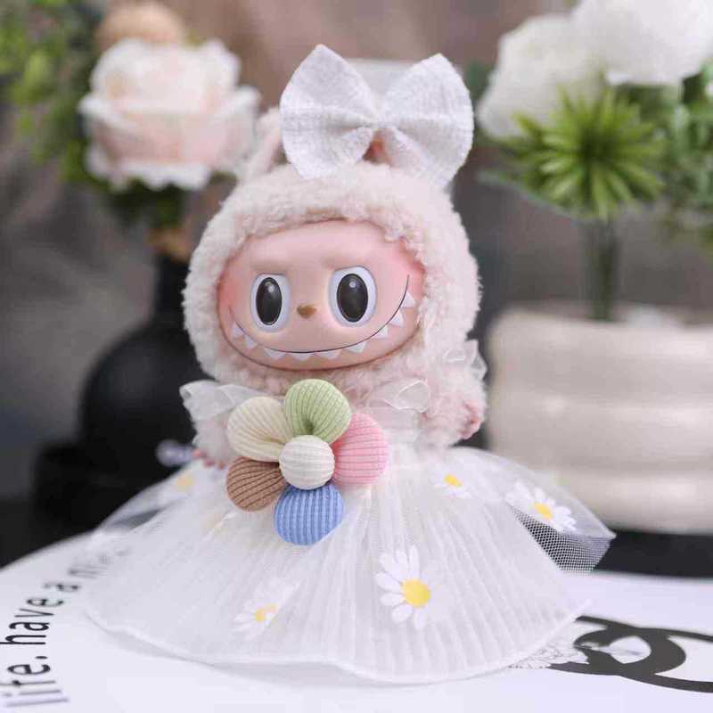 服のみ 17 センチメートルラブブ人形は服を着ることができます LABUBU 着用可能な交換用スポーツとレジャースーツ卸売|undefined
