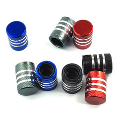 Car Tire Aluminum Alloy Colorful American Air Cap with Built-in Plastic Protection Sedan Dustproof Valve Cover
