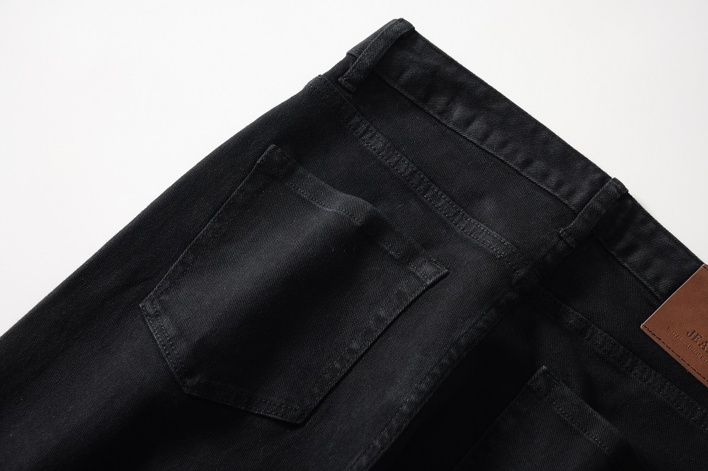 Men's Clothing Autumn/Winter New Style Dark Washed Jeans Men's Slim Fit Straight Leg Men's Autumn Denim Long Pants Thick Style_mkmklike.com