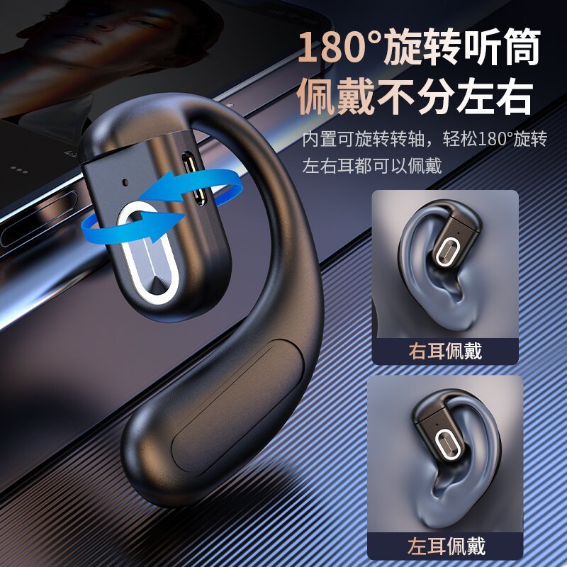 クロスボーダー 2025 ホットモデル AI 翻訳 Z70 オープン 180 ° 回転ワイヤレス Bluetooth ヘッドセット ハンギングイヤー ノンインイヤー|undefined