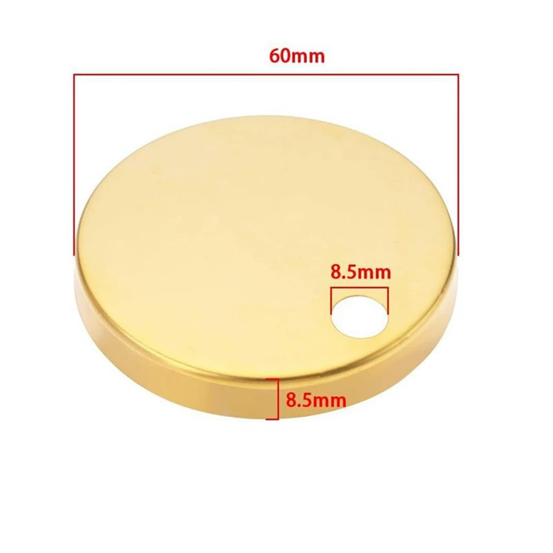 Золотая крышка унитаза Винтовая крышка унитаза Крышка унитаза Заменная шляпа декоративное кольцо фиксированной части туалета