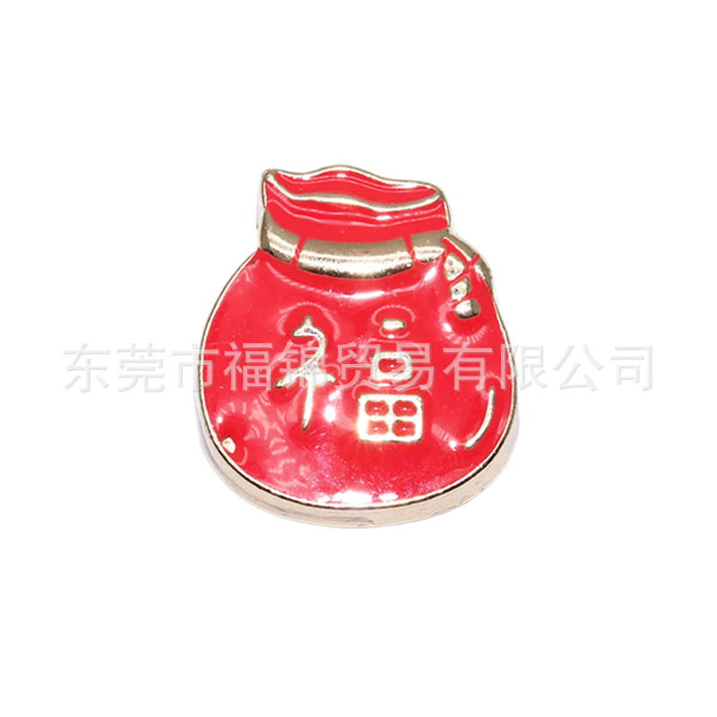 Nuevos accesorios de zapatos de hormigón, botones de zapatos de fruta metálica, accesorios de zapatos de flores del centro comercial