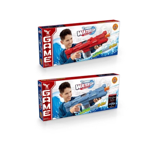 Cañona de agua eléctrica transfronteriza juguete para niños al aire libre guerra de agua auto-aspiración de alta presión pistola de rociador de agua Glock