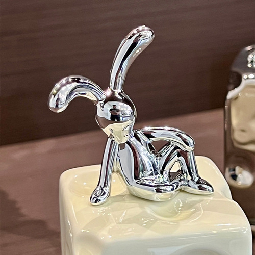 Toothpick Box Home High-End Personalized Creative Lightweight Luxury Press-Button Toothpick Tin Floss Holder Noodles Container Net Pop Cotton Stick Storage Box