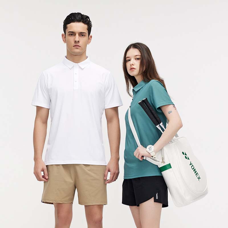 Verano de los hombres y las mujeres deportes casual ropa de secado rápido Polo profesional de golf Club de Tenis LOGO top de manga corta