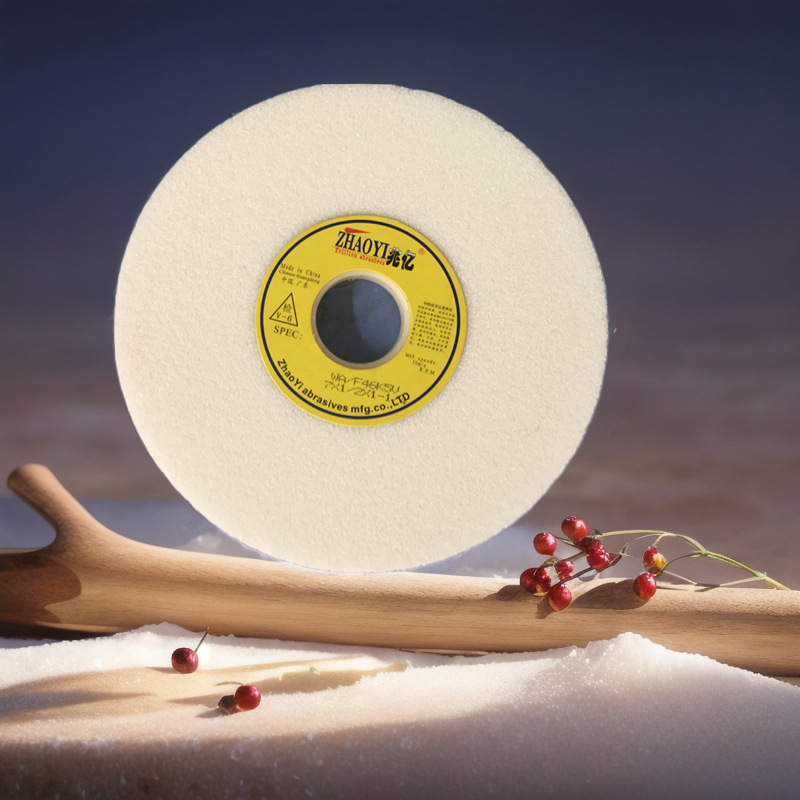 陶瓷砂轮批发高品质陶瓷氧化铝 WA白刚玉薄片砂轮 手摇小磨床砂轮