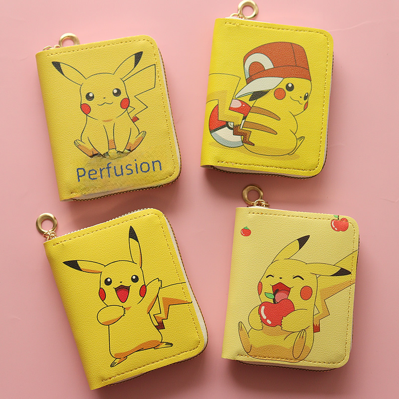 Small cute cartoon wallet for men and women
