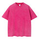 AG2 310 230g cotton heavy weight old short sleeve T-shirt batik washed shoulder cotton retro loose oversi