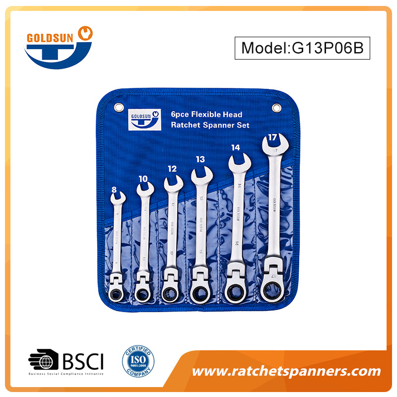 棘轮快速扳手两用自动双向扳手套装快扳双头开口梅花扳手 工具大