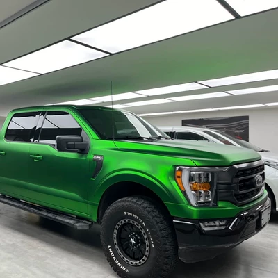 Auto Color Change Film: Personalized Ultra-Matte Venom Green Full