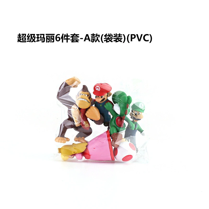(Cross-border trading), Mario, set, minifigure, 6 pieces