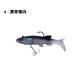 5 PCS Small Paddle Tail Fishing Lures Soft Baits Bass Trout Fresh Water Fishing Lure