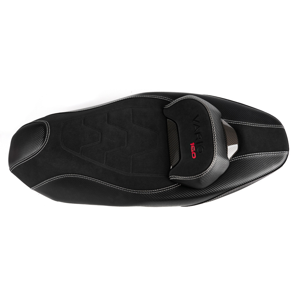Suitable for Honda Vario160 Modified Motorcycle Seat Cushion Pu Leather Waterproof Anti-Slip Mat Click160 Seat Cover