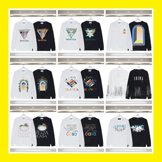 卡萨布兰卡23春秋新款幻境之门星空城堡casa字母logo长袖情