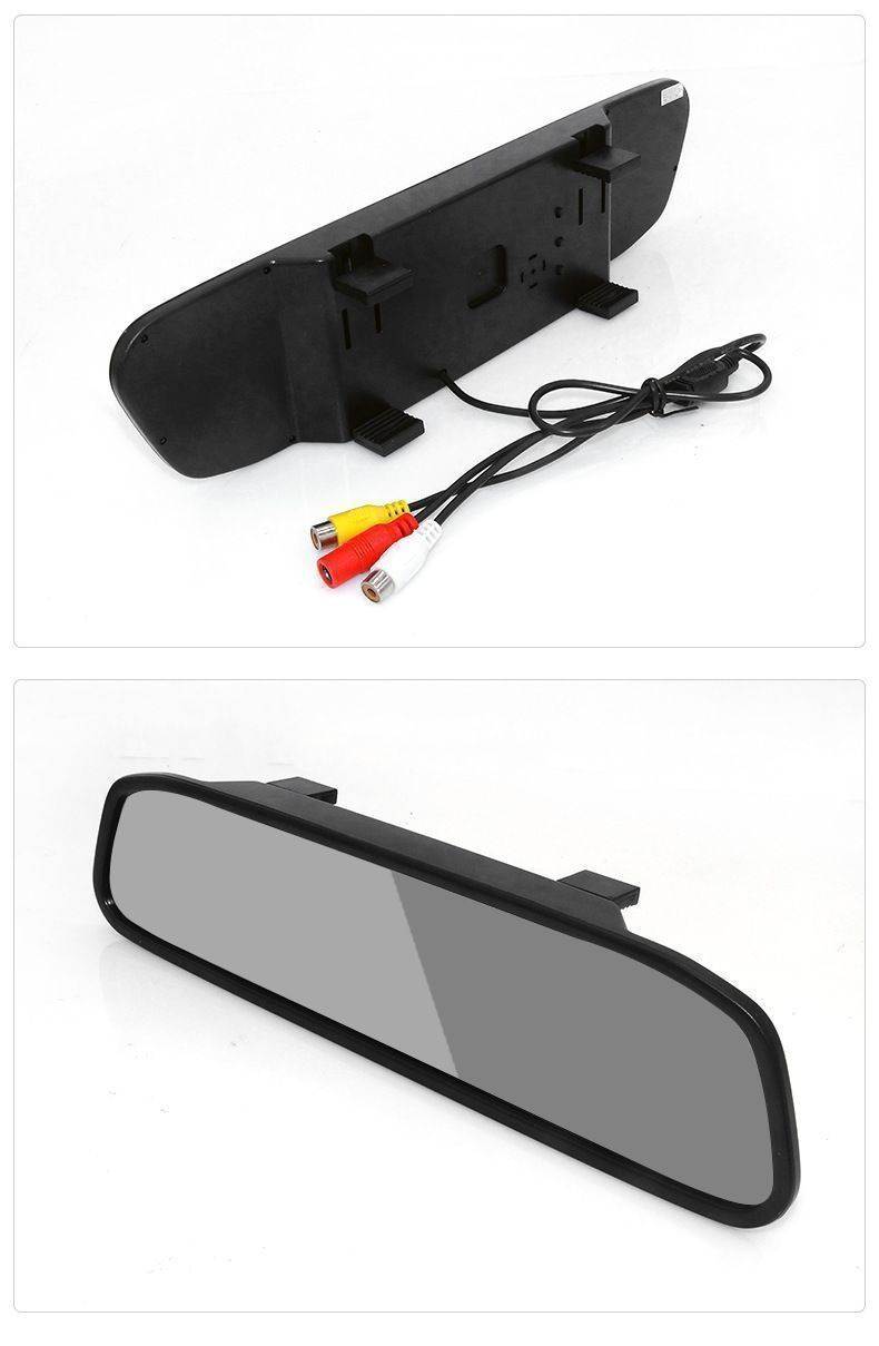 4.3inch 5inch Car Rearview Mirror Monitor, Rearview Car Reversing Image Display Screen, Dvd Rearview Display Screen