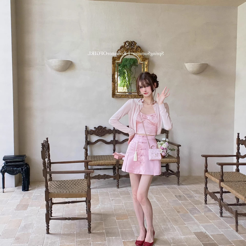 Romanceofgirl / Miu-Style Aesthetics! Delicate Lace Splicing, Soft Knit Sun-Protective Cardigan, Others