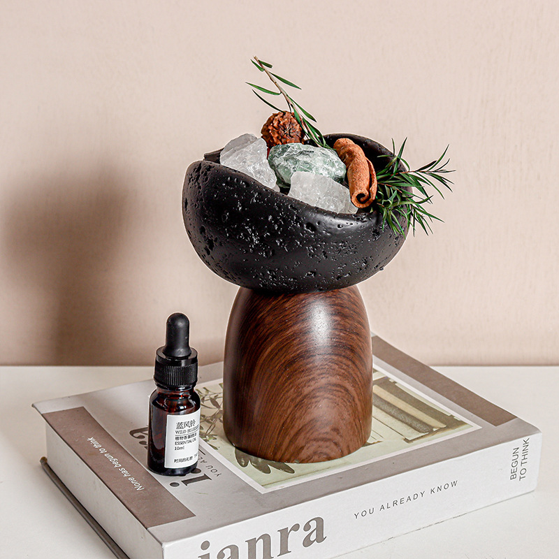 Cross-Border Creative Natural Travertine Tall Fire-Free Diffuser Bedroom Diffuser Stone Essential Oil Fragrance Fragrance Souvenir Ornaments Cross-Border Creative Natural Travertine Tall Fire-Free Diffuser Bedroom Diffuser Stone Essential Oil Fragrance Fragrance Souvenir Ornaments