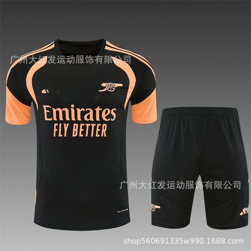 2627 Arsenal de manga corta Negro