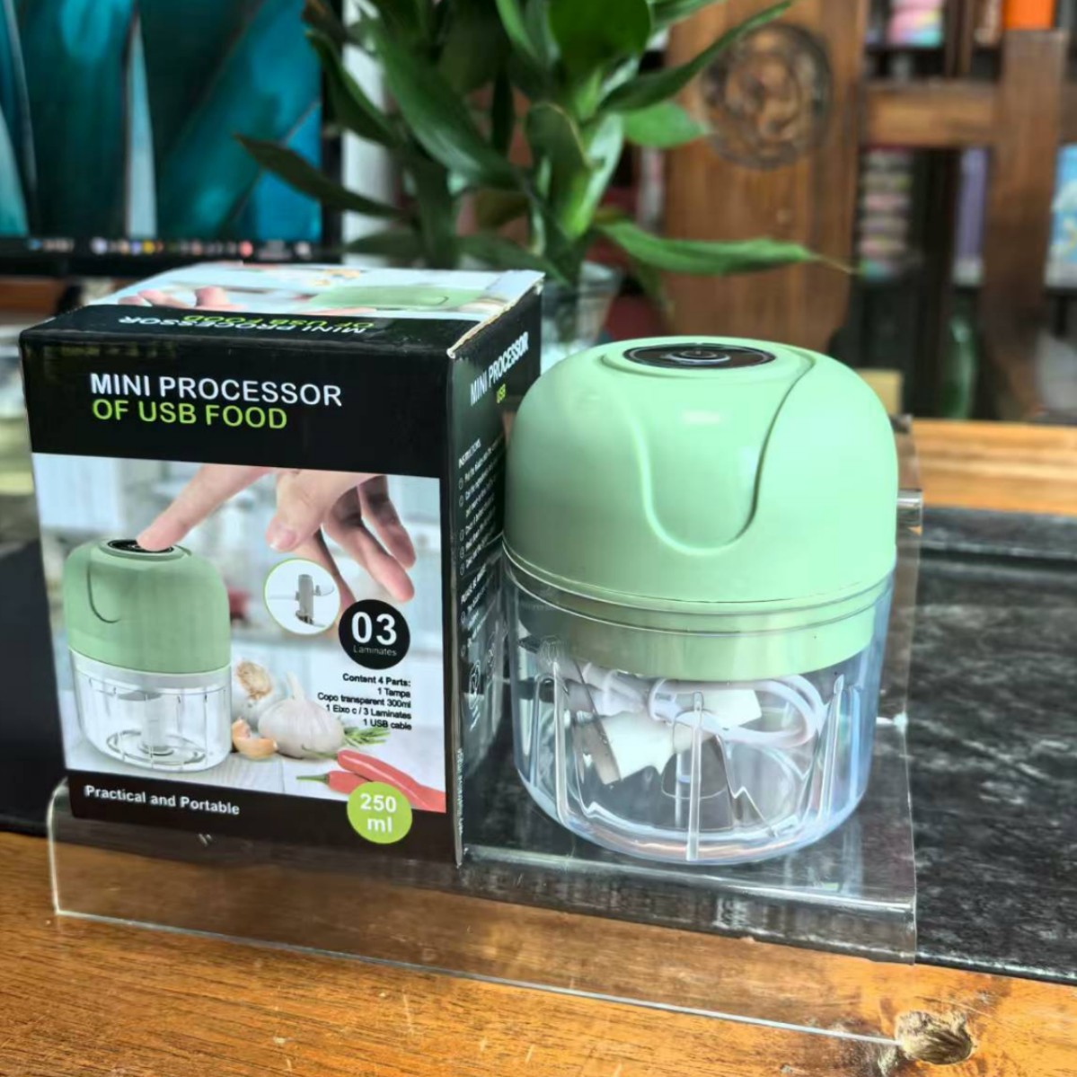 Amazon Cross-Border Foreign Trade Export Electric Garlic Pounder Garlic Grinder Blender Cooking Meat Grinder New Model Garlic Grinder