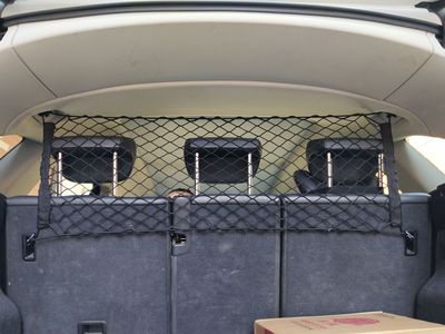 包邊汽車寵物隔離網SUV汽車防護網包邊狗障礙隔網後備箱隔離擋網