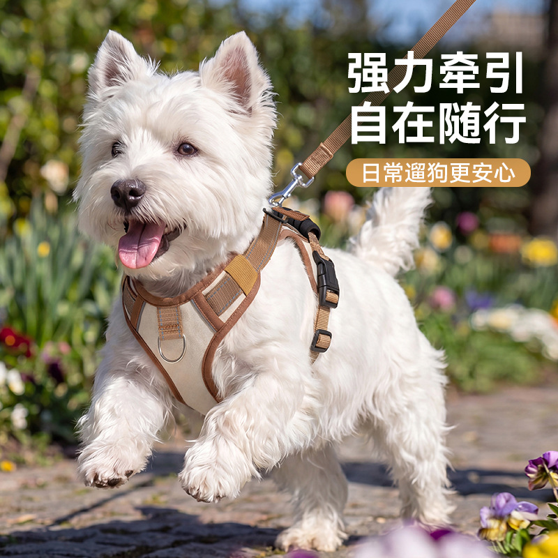 Cuatro estaciones de gravedad urbana torácica perro de tracción a prueba de explosiones perros pequeños y medianos correa de pecho primavera-verano