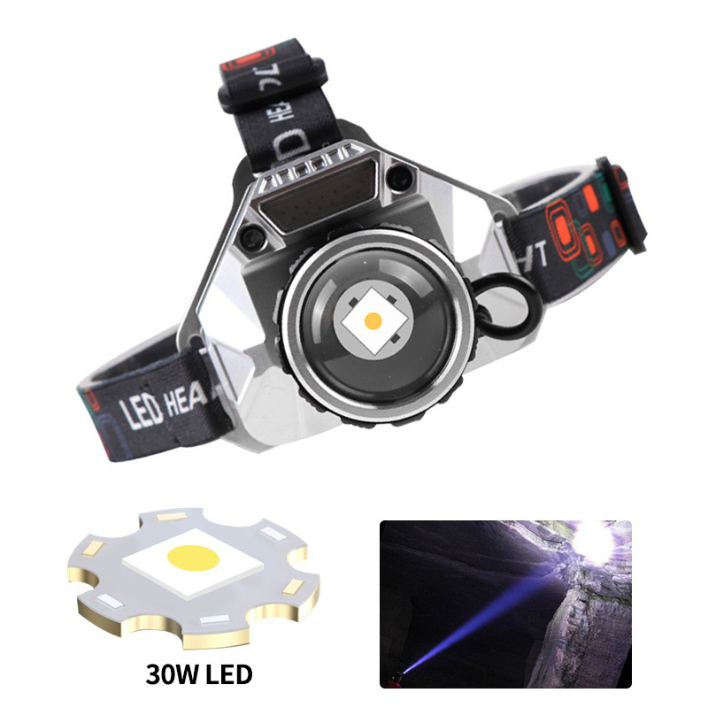 Cross-border New White Laser Ultra-long Range Multi-functional Outdoor Wide-angle Zoom Ultra-bright Waterproof Long_desvips.com