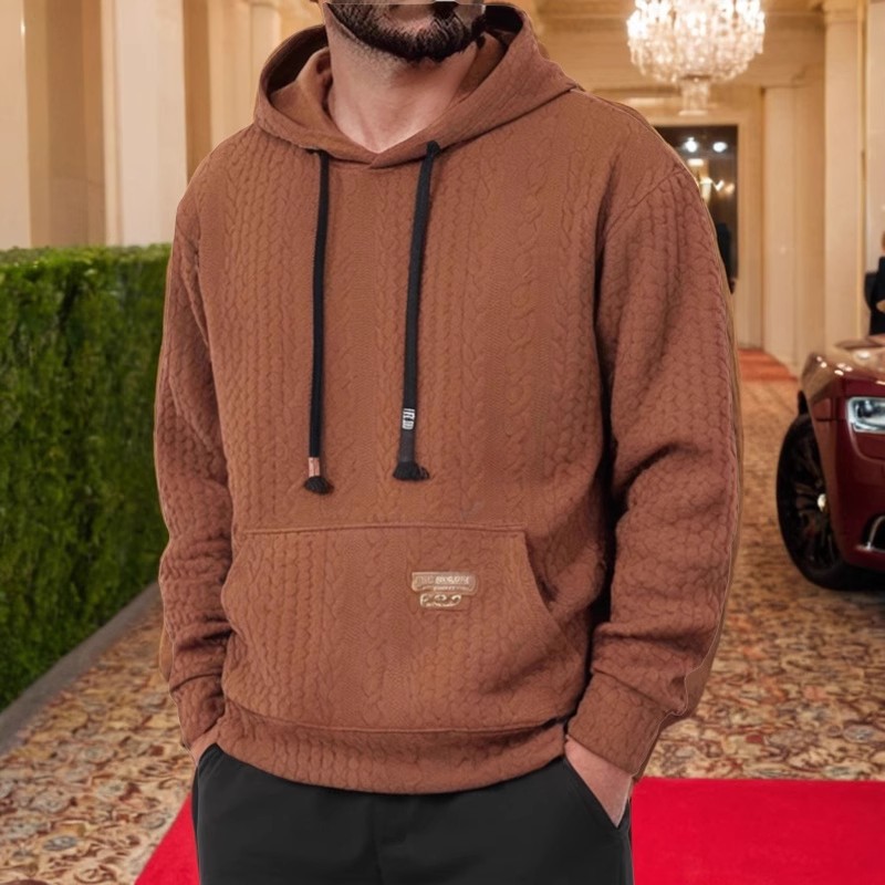 Herrenbekleidung neue Herbst- und Winter-Herren-Langarm-Kapuzenpullover lose Herren-Sweatshirt_voghion.com