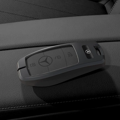 Car key bag: Cover New C260L Male - type-a-gun-color-black-single-key-cover