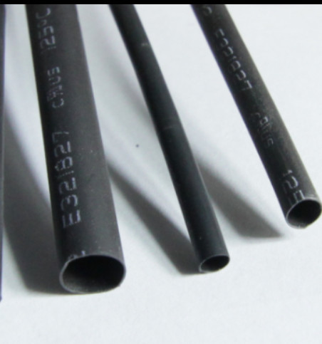 Tubo de aislamiento, tubo termorretráctil de plástico, cable de datos, conector de auriculares reparado, cubierta negra