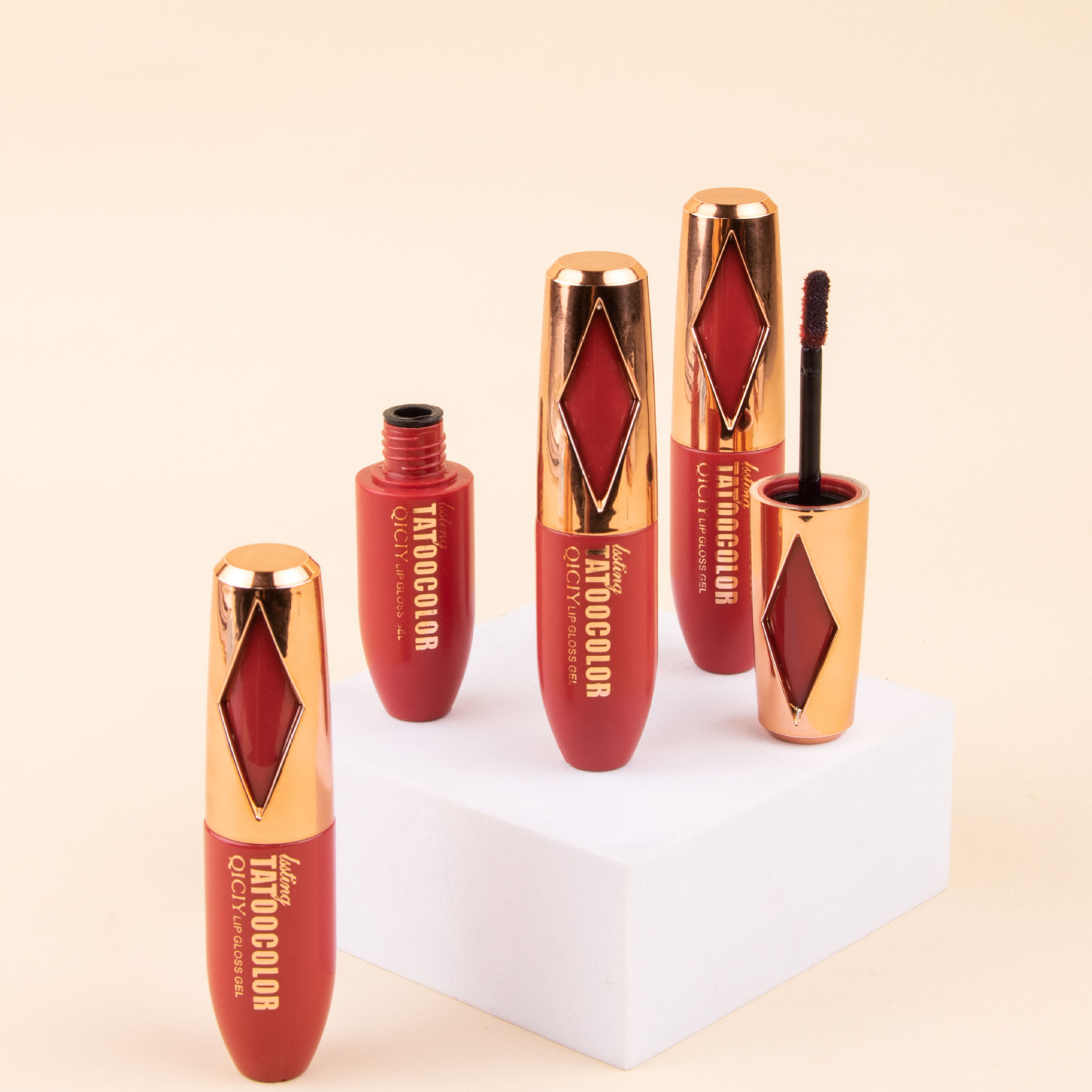 Long Lasting Waterproof Matte Tear And Pull Lipstick Popular