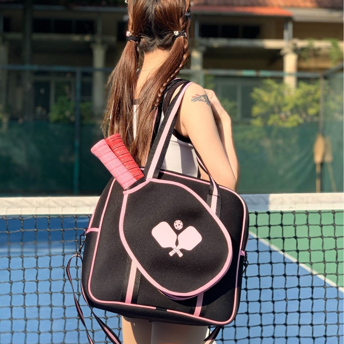 Amazon In-Stock Neoprene Waterproof Large-Capacity Unisex Pickleball Bag Multifunctional Crossbody Pickleball Racket Bag