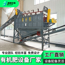 有机肥工厂制作颗粒状生产线全套一体式设备鸡粪猪粪小中大型设备