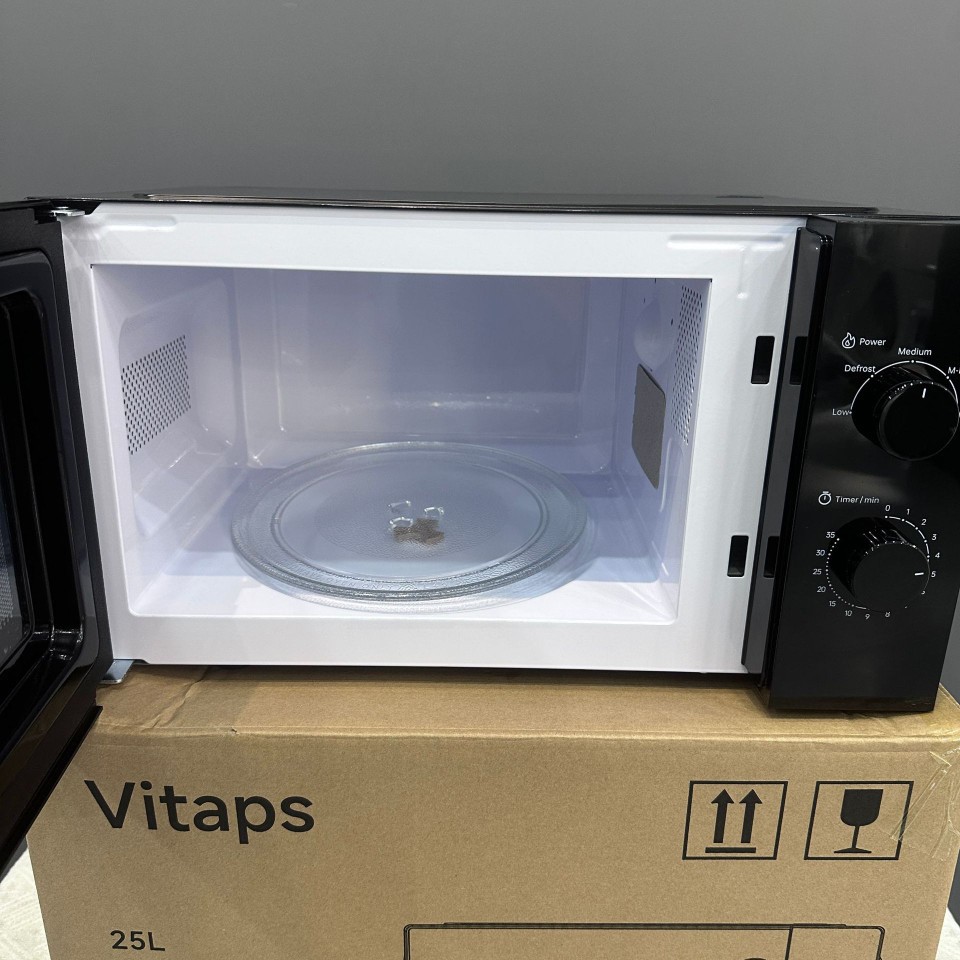 New Cross-border Touch-screen 25-liter Household Microwave Oven, Large-capacity Heating, Multi-functional, Flat-panel,_voghion.com