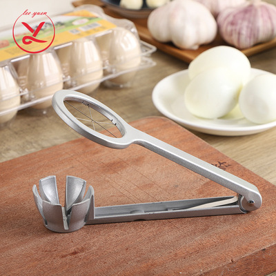 Cut egg aluminium alloy Cut the chicken Duck's egg Cooked Egg Cutter Egg flower slicer Two-in-one Use
