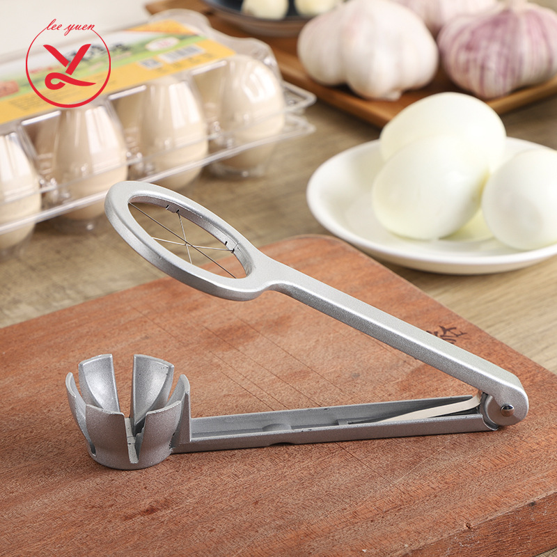 Cut egg aluminium alloy Cut the chicken Duck's egg Cooked Egg Cutter Egg flower slicer Two-in-one Use