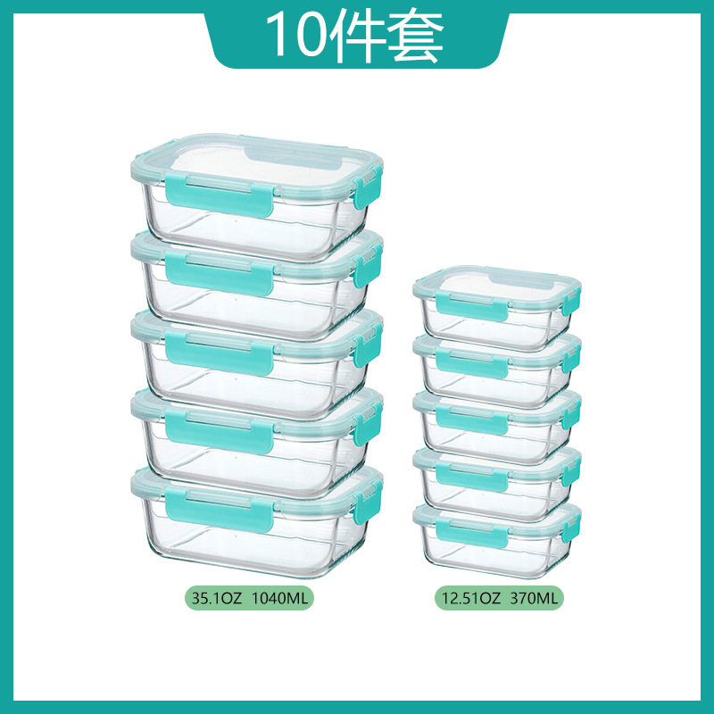 Juego de diez piezas en verde