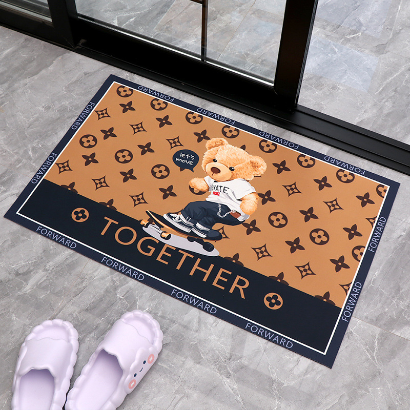 Alfombra de suelo transfronteriza alfombra de suelo antideslizante de baño de color sólido alfombra de barro suave de diatomita simple cocina alfombra de suelo de baño