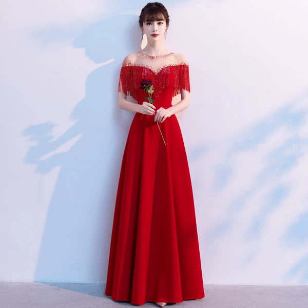 Red, long